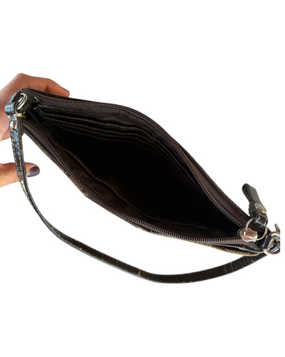 2000S COACH MONOGRAM MINI SHOULDER BAG