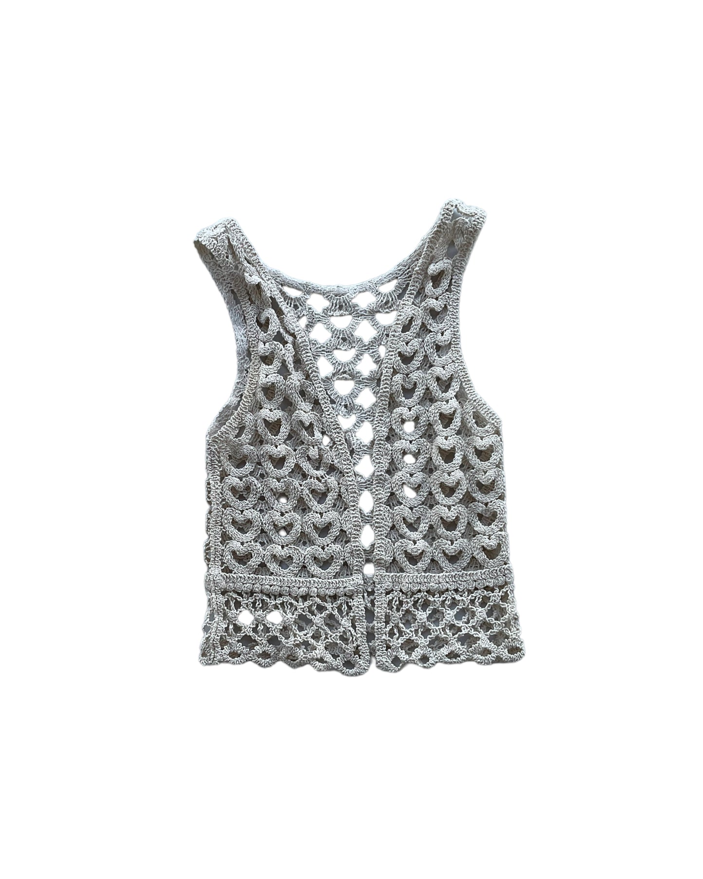 2000S HEARTS KNITTED VEST