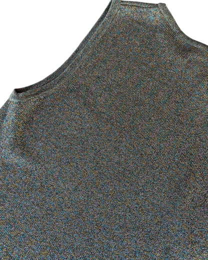 2000S JOSEPH A. METALLIC SILK SLEEVELESS TOP