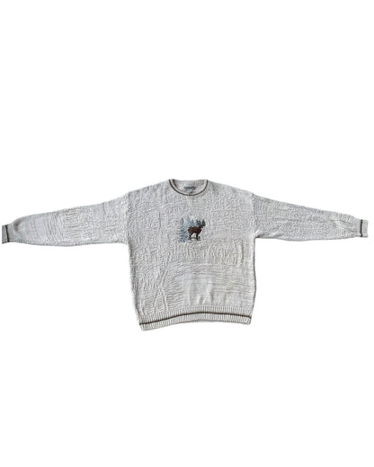 1990S DEER SWEATER