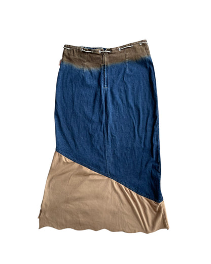 2000S BENOR DENIM MIDI SKIRT