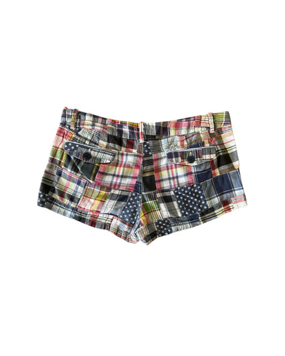 2000S AMERICAN EAGLE PATCHWORK SHORTS
