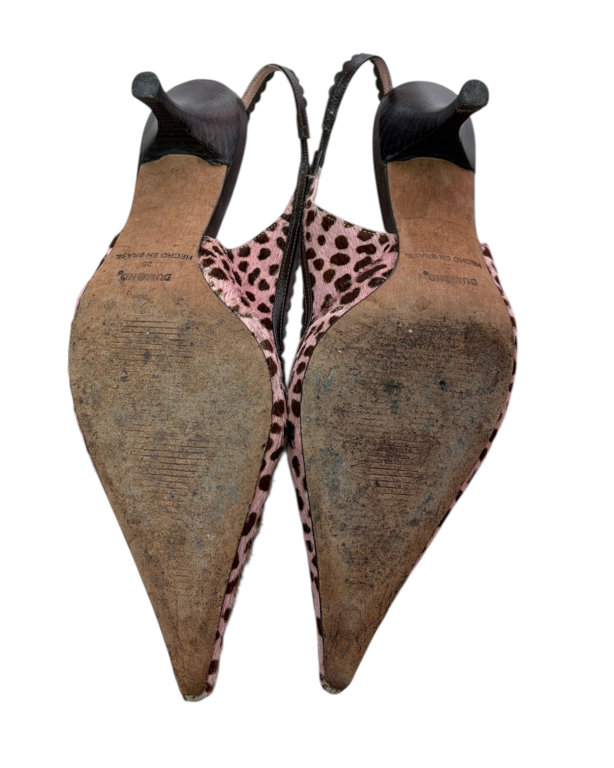 2000S DUMOND ANIMAL PRINT HEELS