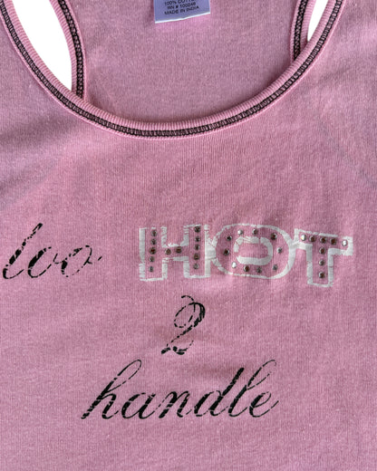 2000S DO NOT DISTURB TOO HOT 2 HANDLE TANK TOP