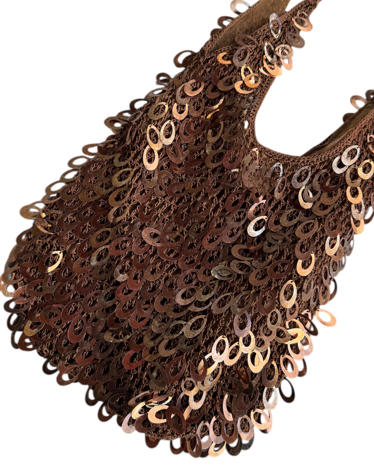 2000’S SEQUIN BROWN BAG