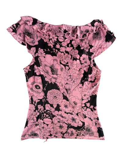 2000S CELINA RUFFLE TOP