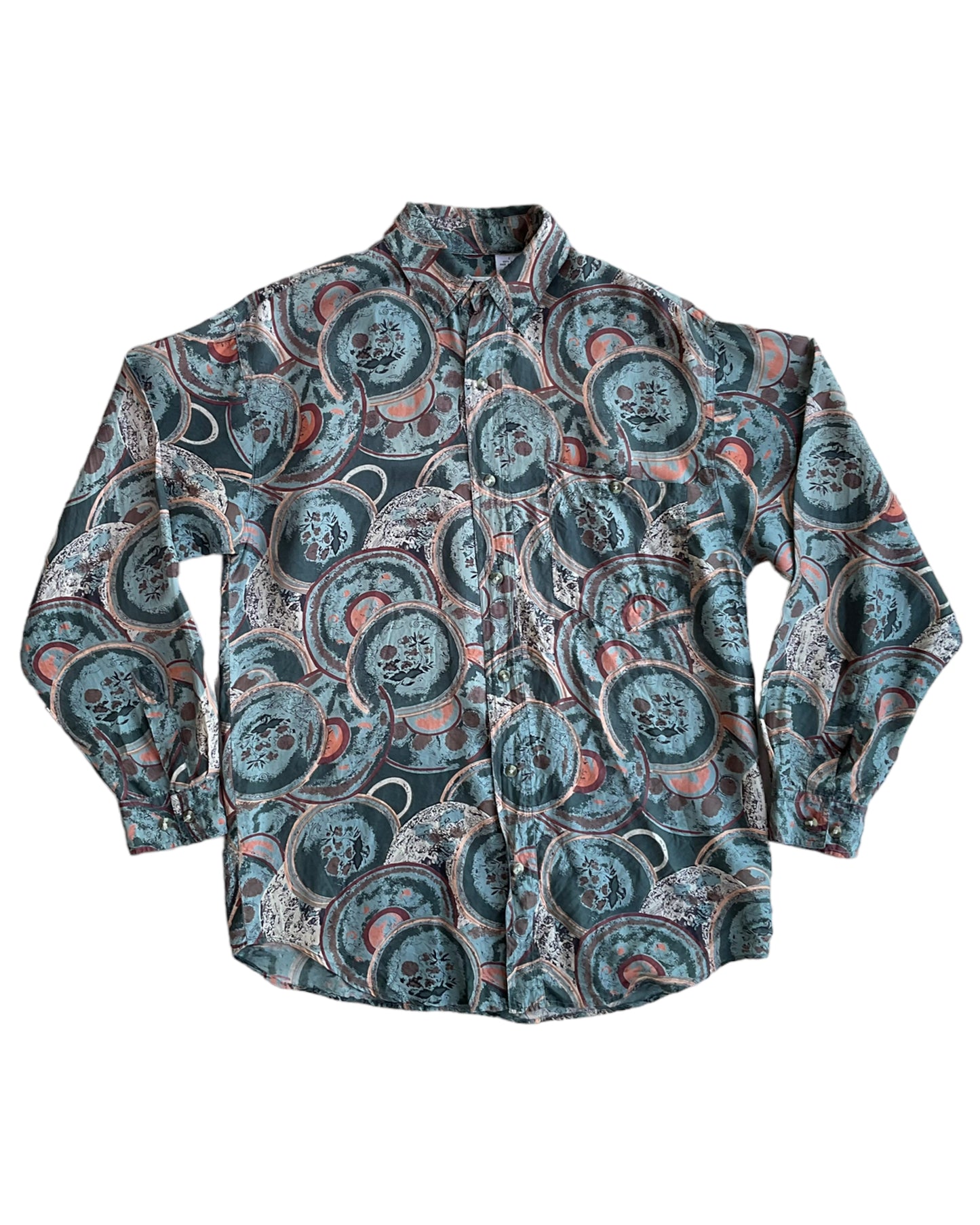 1990S CROSS SILK SHIRT