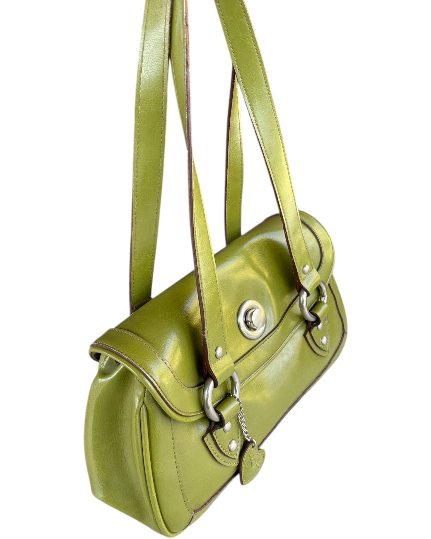 2000S RINA RICH OLIVE HANDBAG