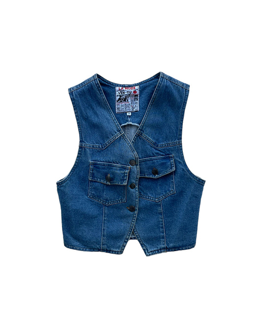 1990sS LA MODE DENIM VEST