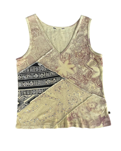 2000S BOHO PATCHWORK TOP