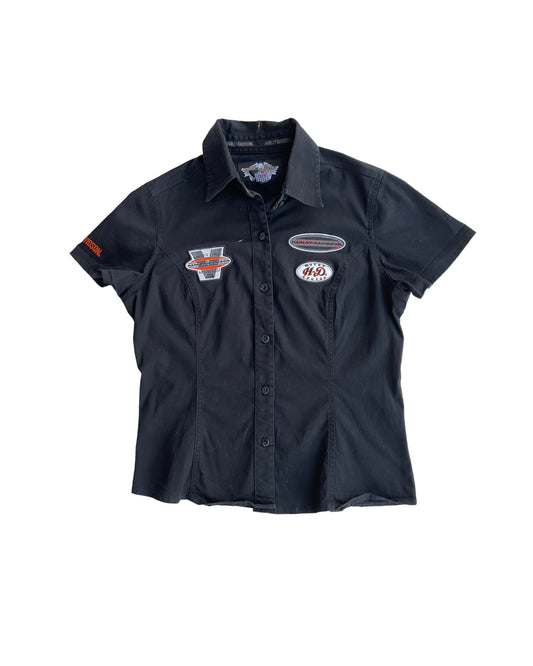 2000S HARLEY DAVIDSON PATCHES SHIRT