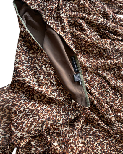 2000s DANA BUCHMAN SILK SKIRT
