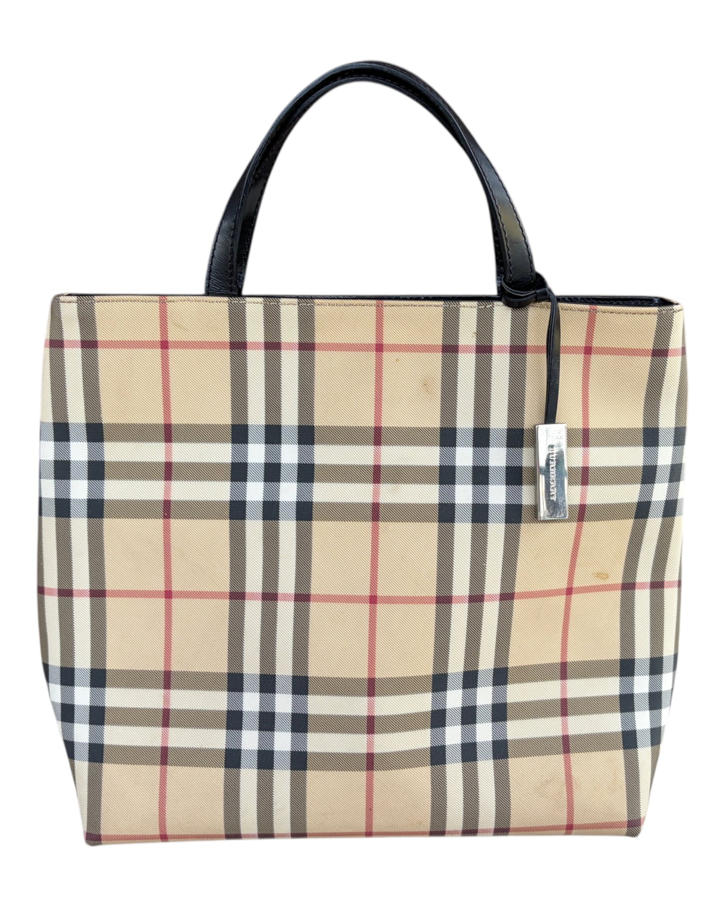 2000S BURBERRY NOVA CHECK TOTE BAG