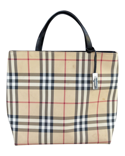 2000S BURBERRY NOVA CHECK TOTE BAG
