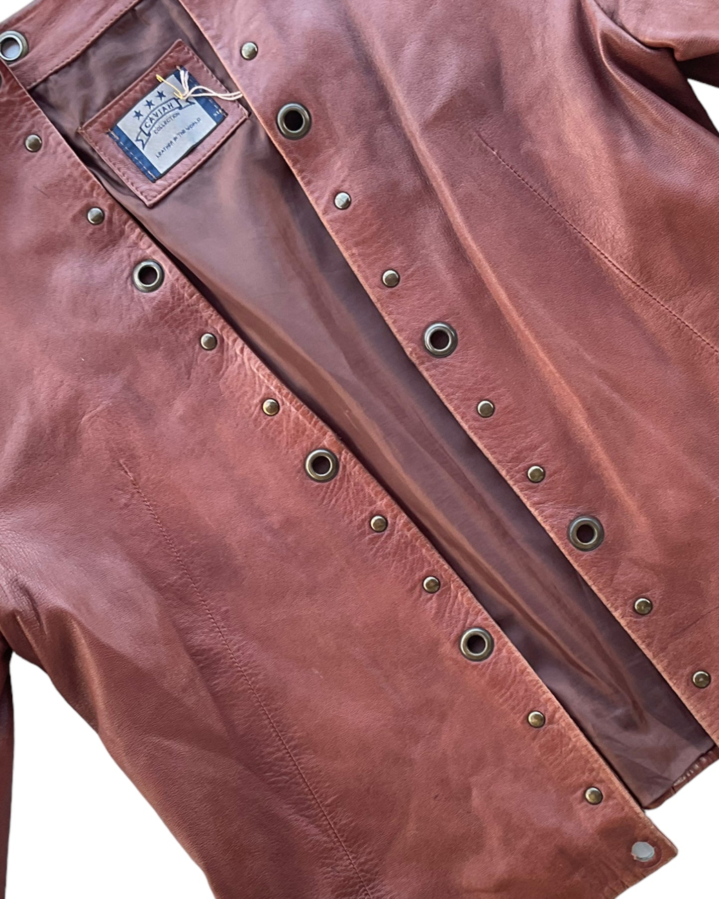 2000S CAVIAH LEATHER JACKET