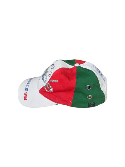 1990'S FRANCE 98 MEXICO WORLD CUP GORRA DE FÚTBOL (INTERVENIDA POR REMATE)
