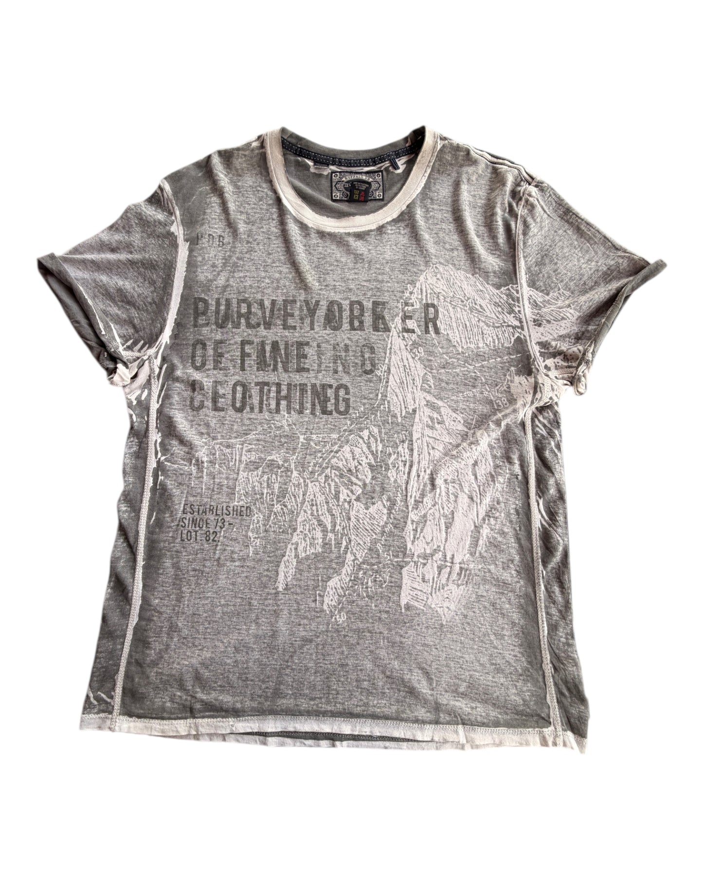 2000S BUFFALO DB GRAY GRAPHIC T-SHIRT