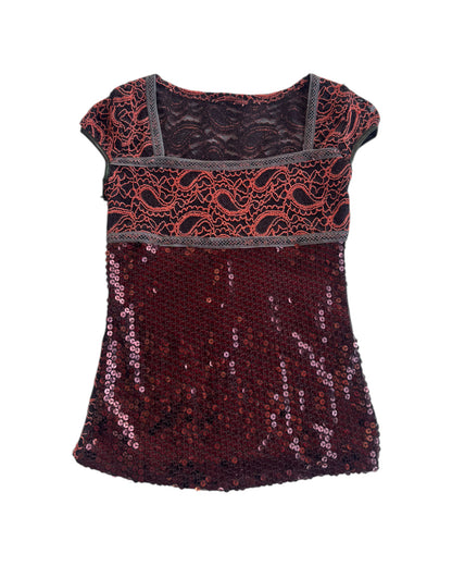 2000’S SEQUINS TOP
