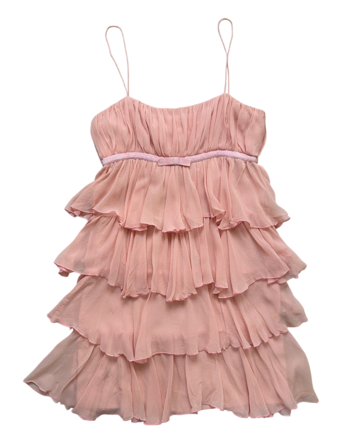 2000S FLOWY SILK DRESS