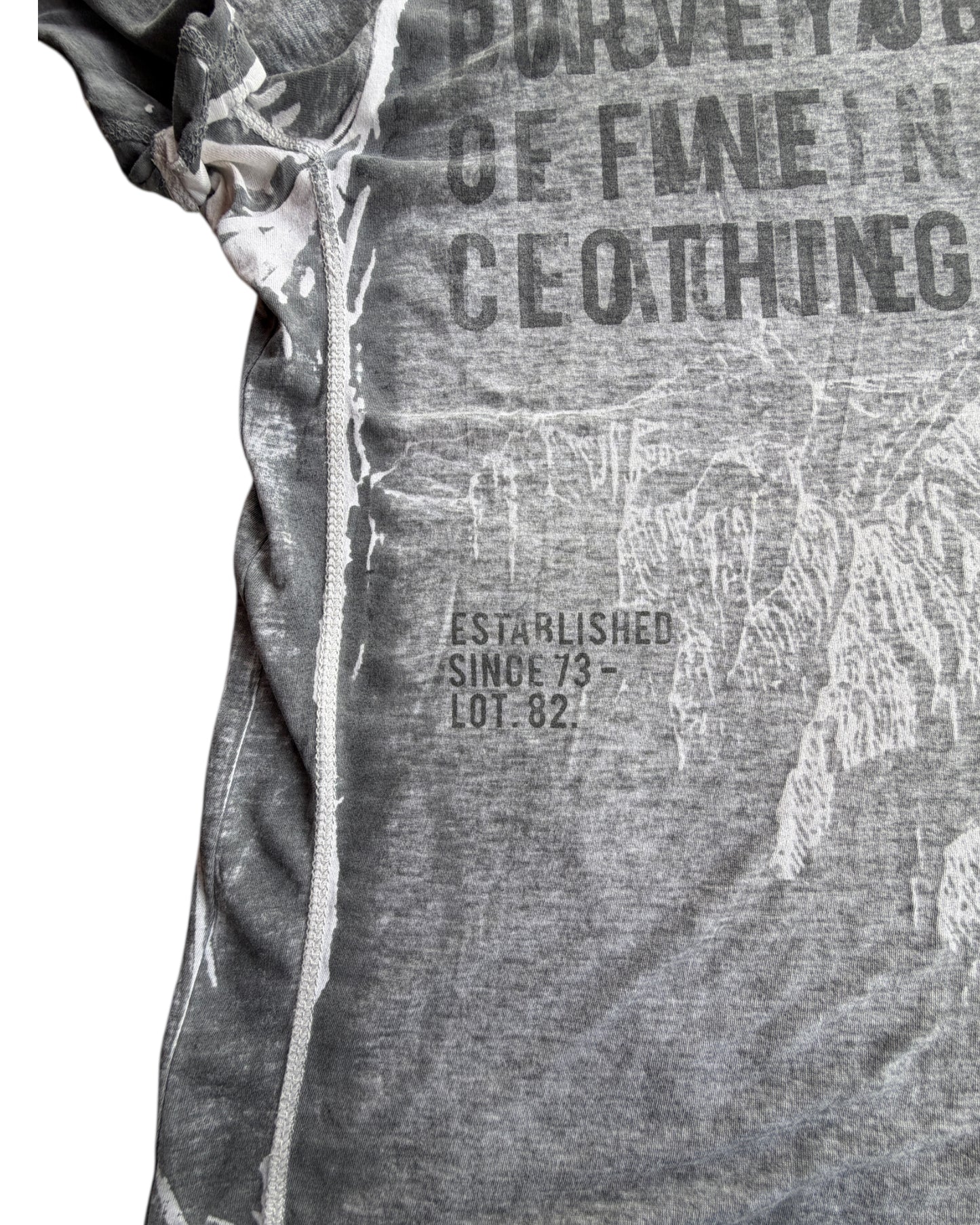 2000S BUFFALO DB GRAY GRAPHIC T-SHIRT