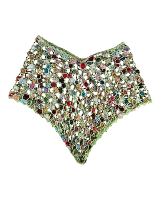 2000S MULTICOLOR CROCHET SKIRT