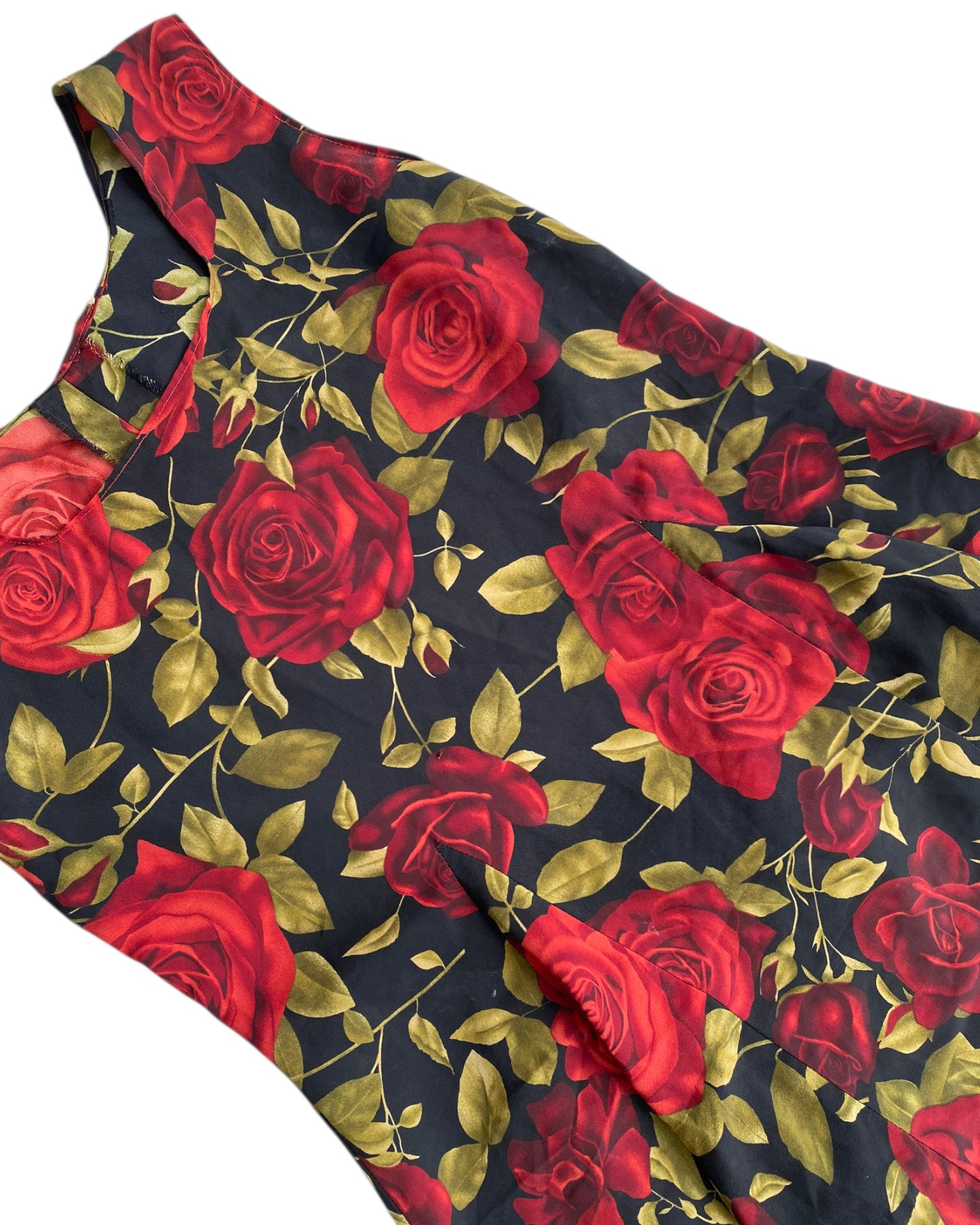 1990´S HANDMADE FLOWERED DRESS