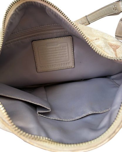 2010'S KRISTIN EMBELLISHED SIGNATURE COACH HOBO BAG
