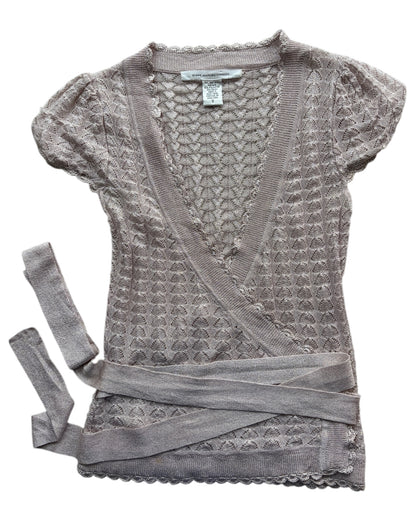 2000S DIANE VON FURSTENBERG WRAP TOP