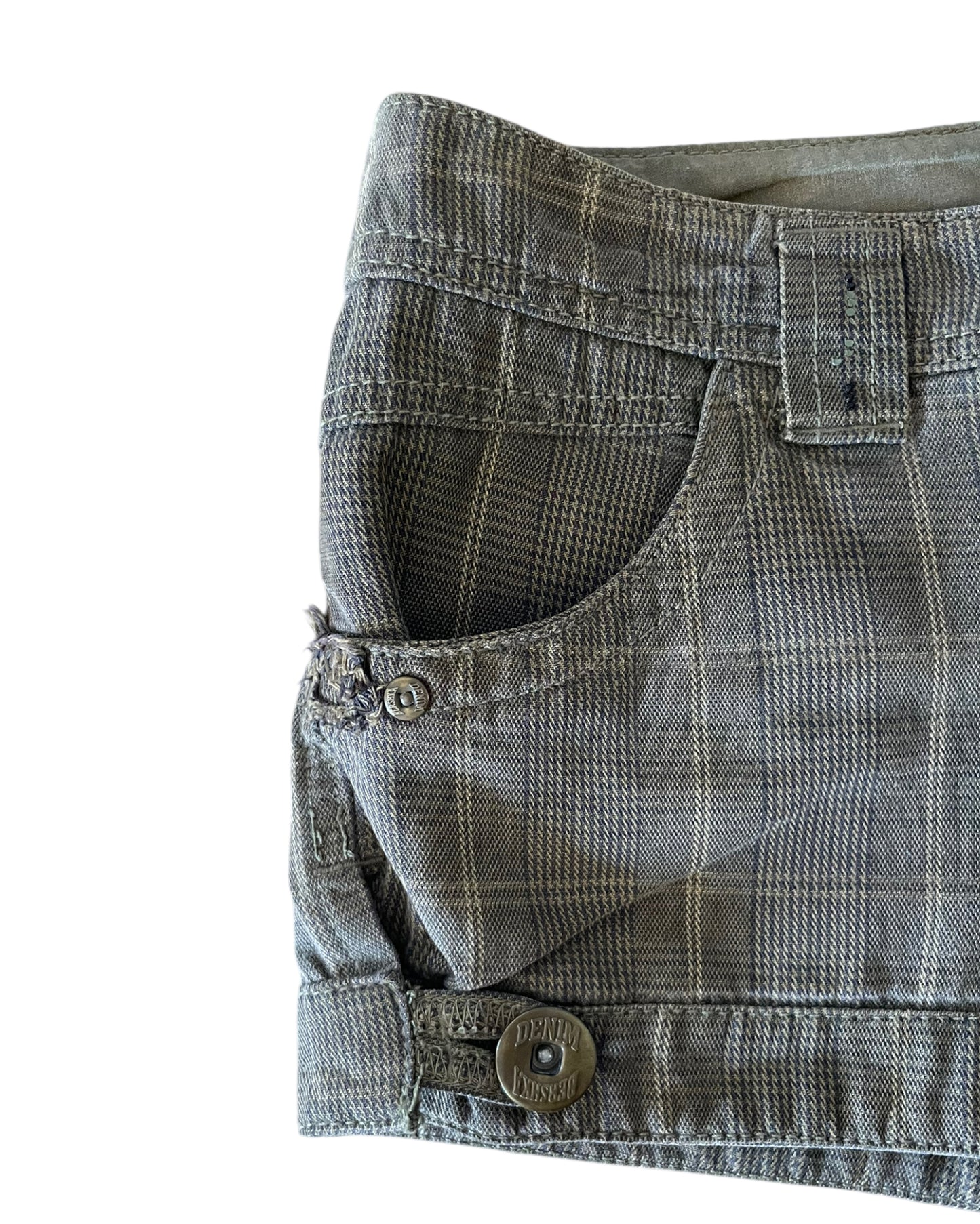 2000S BABY PLAID SHORTS