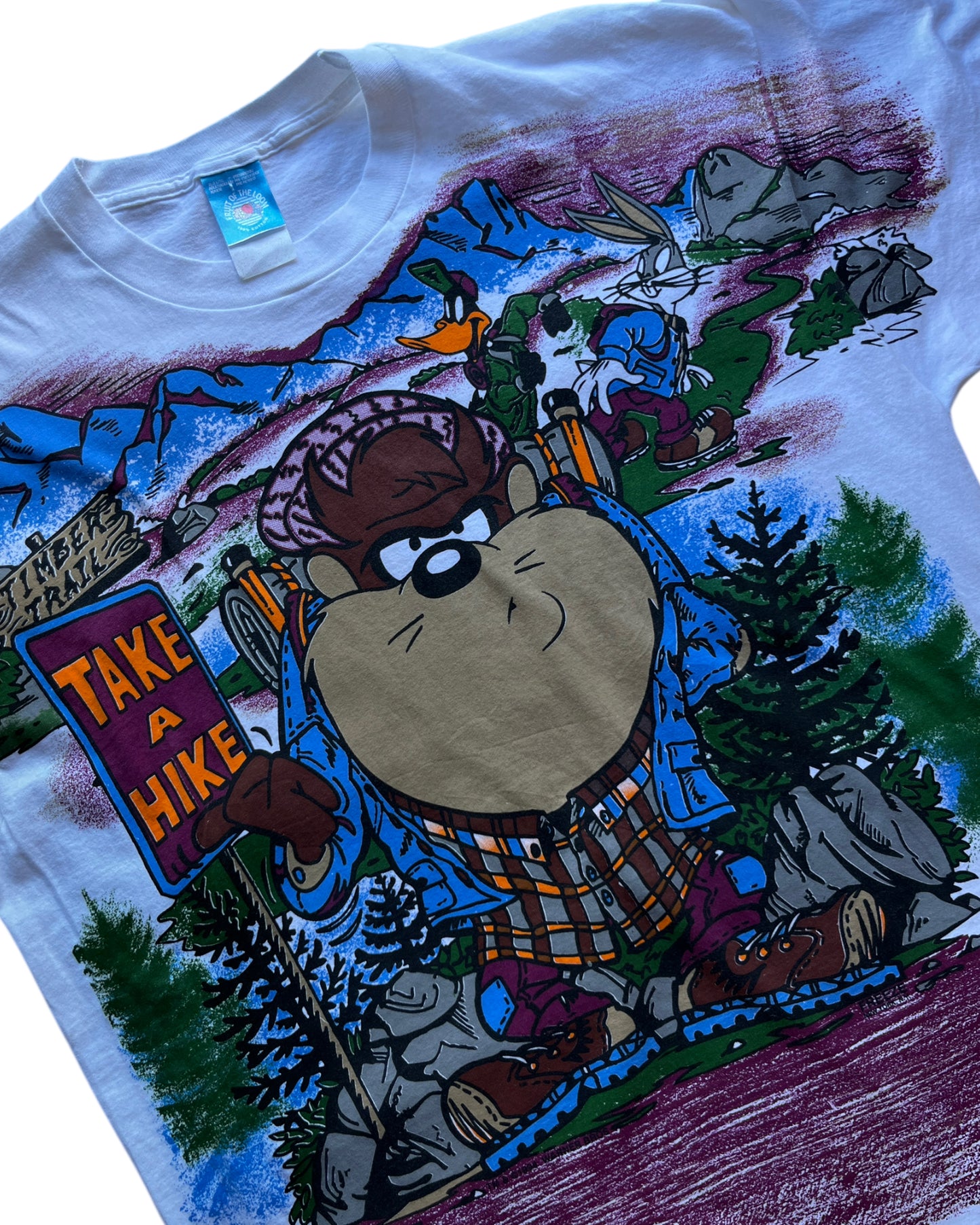 1990'S FRUIT ON THE LOOM "LONEY TUNES" TSHIRT