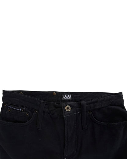 2000S DOLCE GABBANA BLACK JEANS