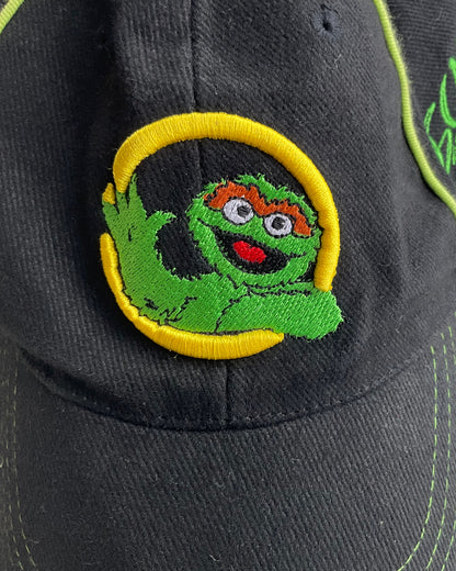 2000s OSCAR THE GROUCH FROM SESAME STREET CAP