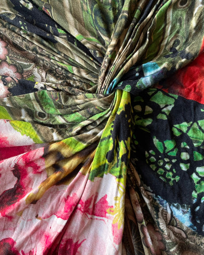 2000S DESIGUAL TROPICAL DRESS