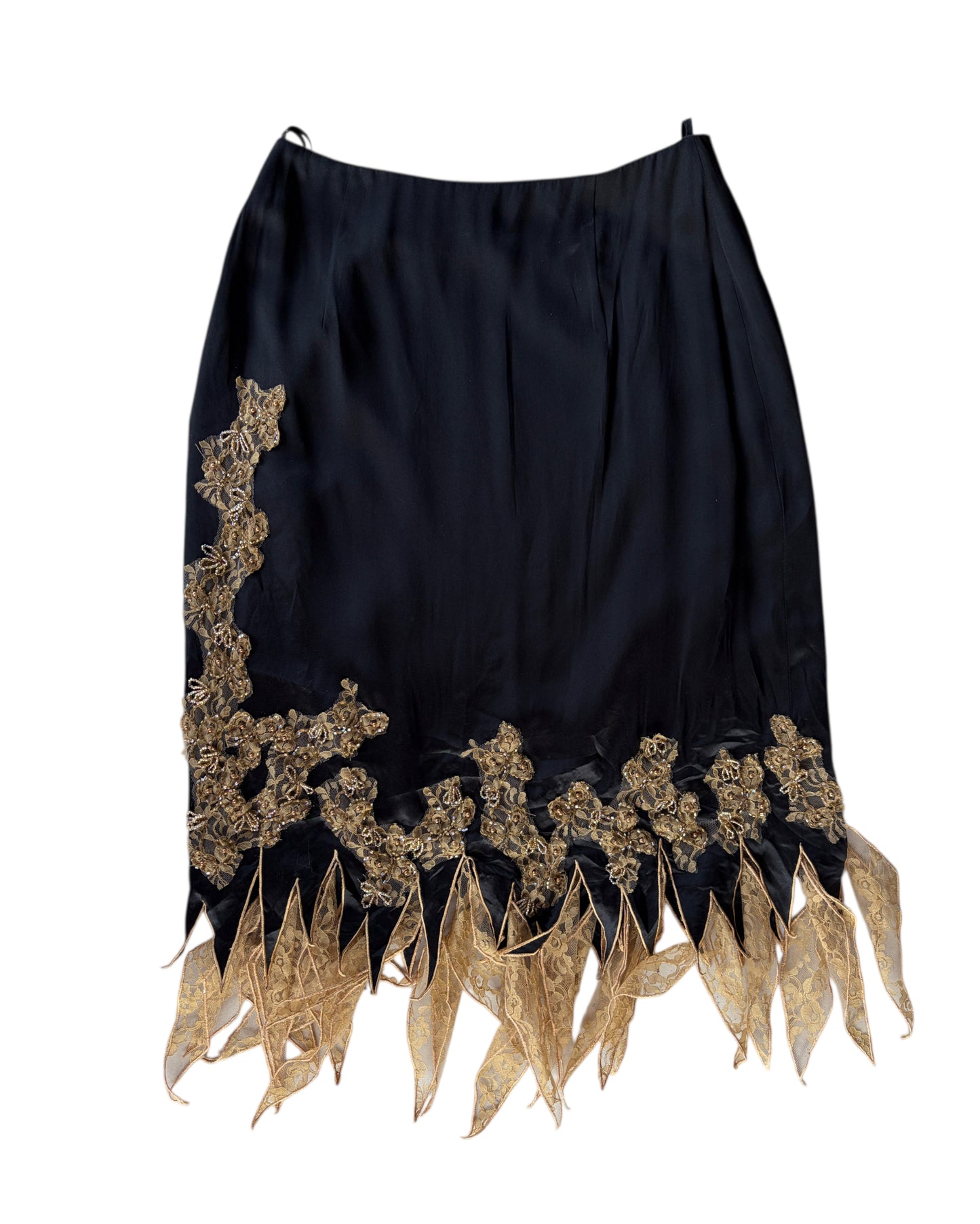 2000S CACHE SILK SKIRT