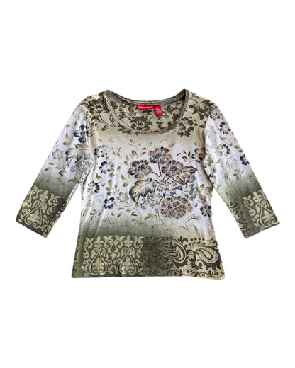 2000S GLORIA VANDERBILT TOP