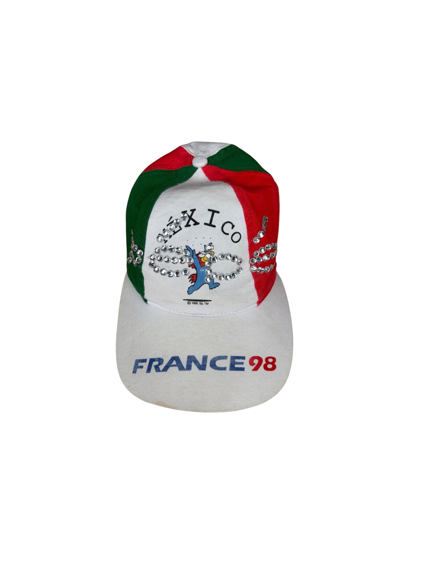 1990'S FRANCE 98 MEXICO WORLD CUP GORRA DE FÚTBOL (INTERVENIDA POR REMATE)