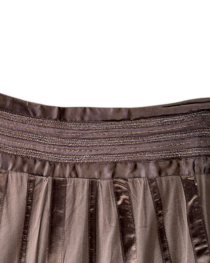 2000S ZARA TRF BROWN SKIRT