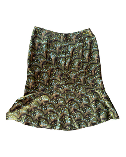 2000S ANN TAYLOR LOFT PATTERNED SKIRT