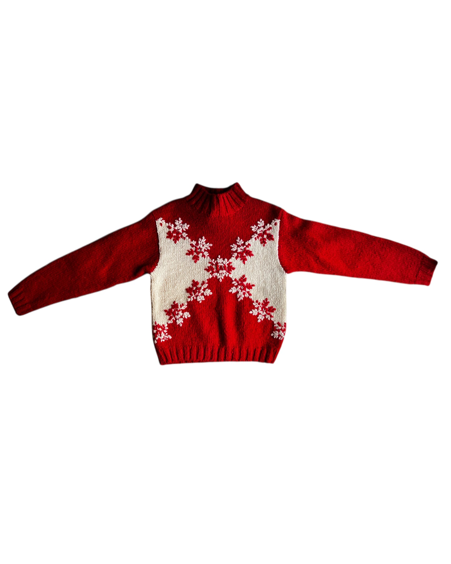 1990’S TRICOT RED SWEATER