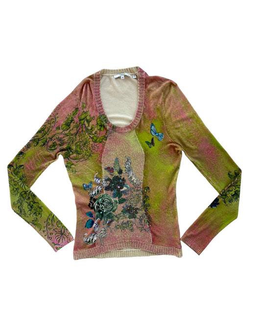 2000´S VERTIGO PRINTED SWEATER