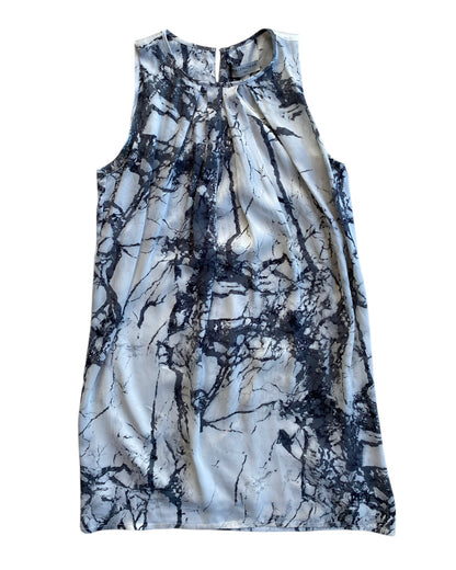 BALENCIAGA SILK MARBLE DRESS