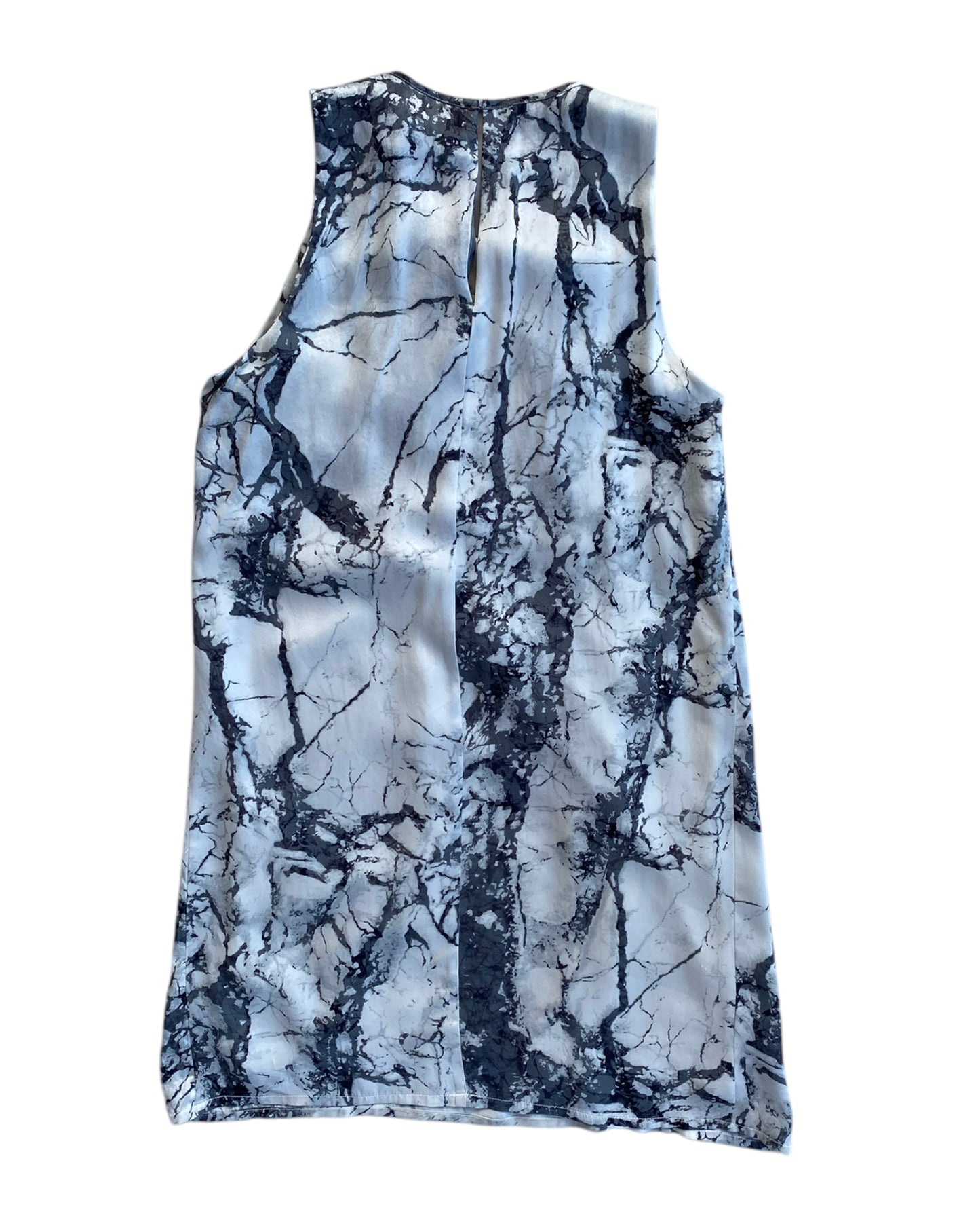 BALENCIAGA SILK MARBLE DRESS