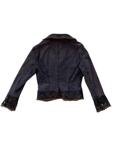 1990´S ALBERTO MAKALI BROWN DENIM JACKET