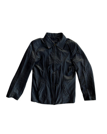 1990S RUBY LEATHER JACKET