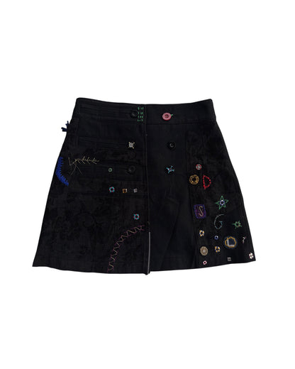 2000S DESIGUAL SKIRT