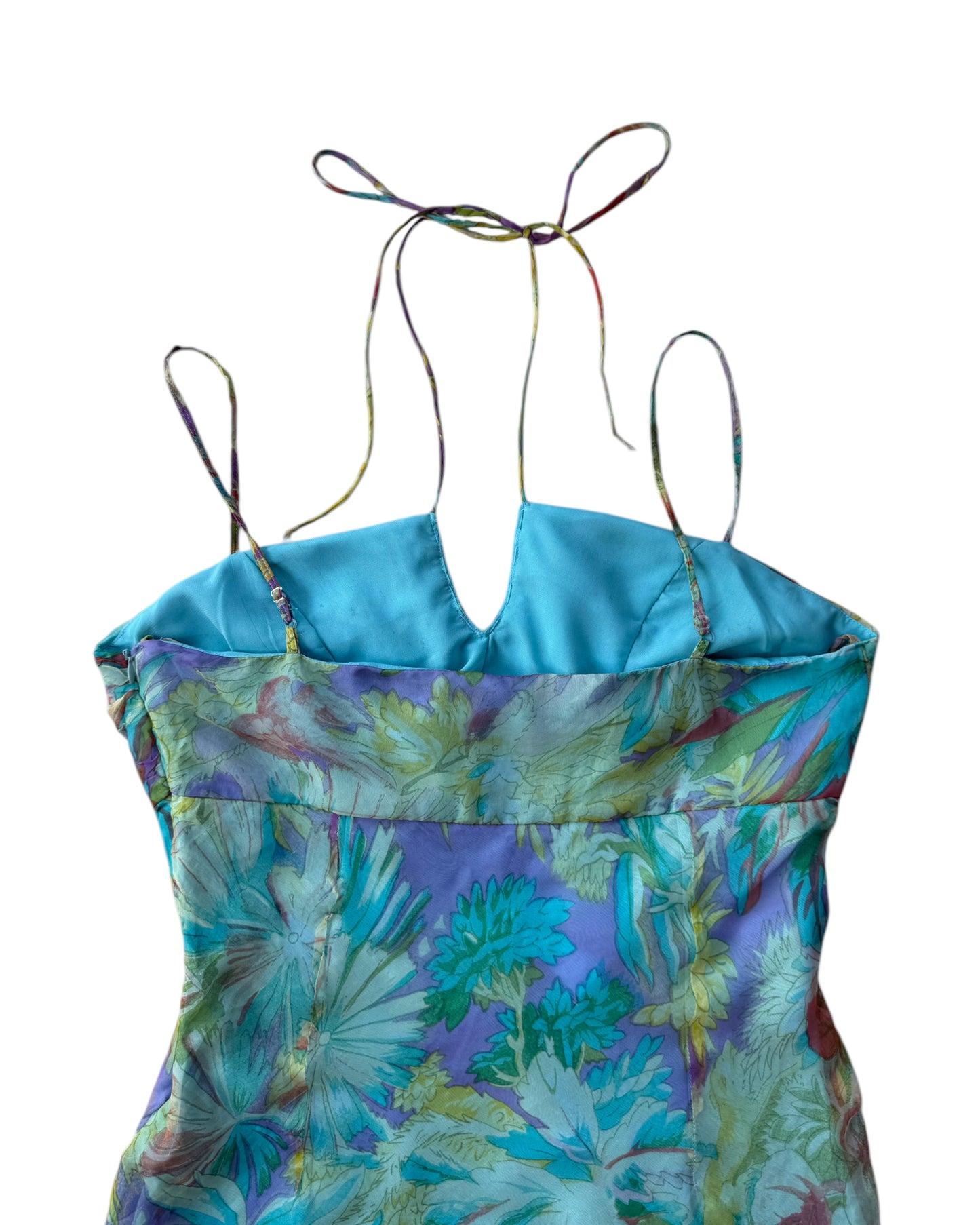 2000´S L´POGEE COLORFUL HALTER TOP