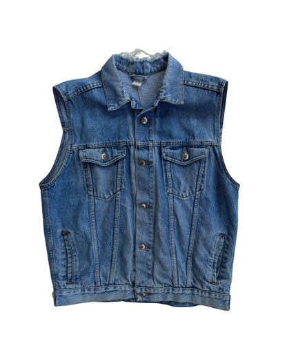 1990´S DENIM OVERSIZED VEST