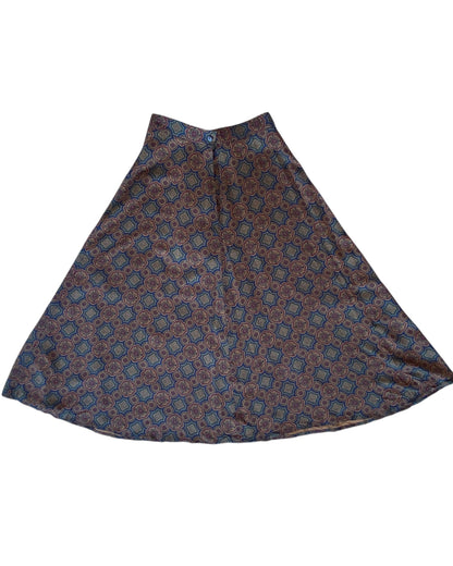1990´S PATTERNED MAXI SKIRT