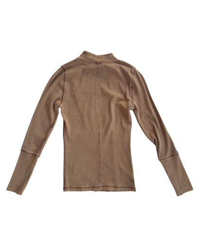 2020´S COWBOY CAT LONG SLEVE BROWN TOP