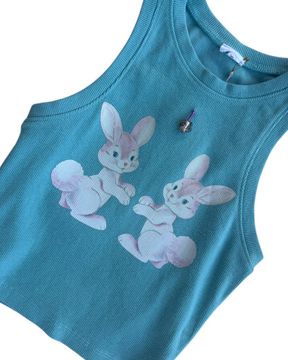 2020´S BLUE WITH RABBITS LUPE BAÉZ TOP